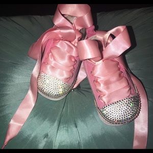 Baby shoe with Swarovski